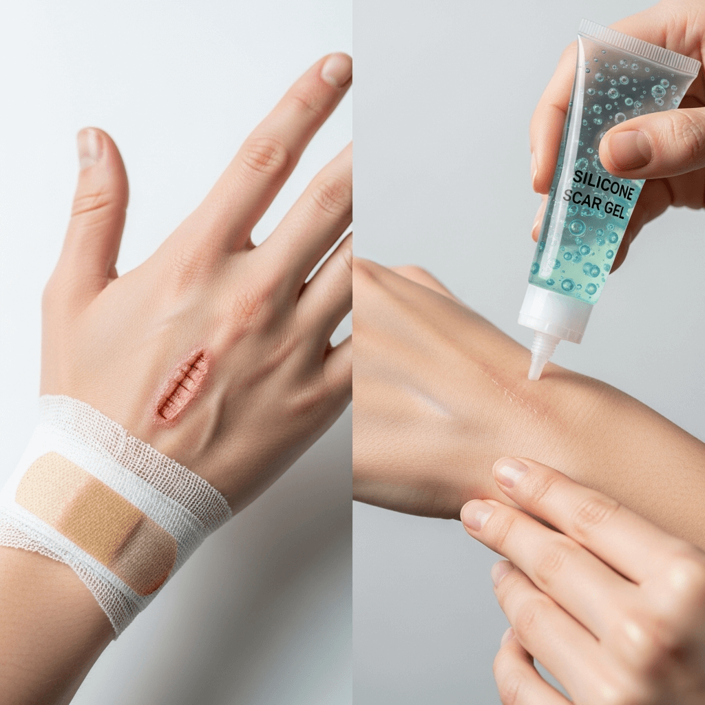 상처-흉터-차이