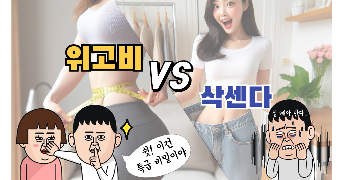위고비 vs 삭센다 가격-효과 비교해드려요
