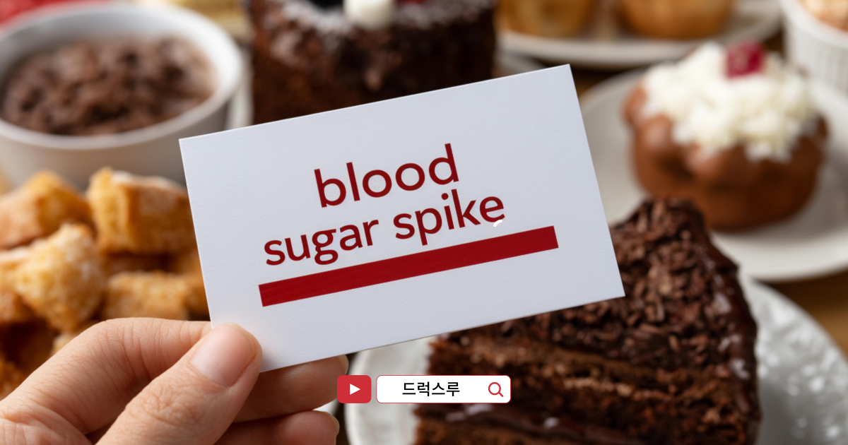 혈당-스파이크-예방-증상-위험성