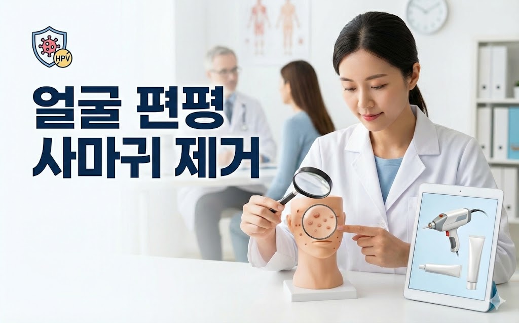 얼굴 편평 사마귀 제거